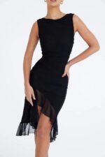 Sexy Damen Kleid Lang Rückenfrei Schlitz Party Club Sommer