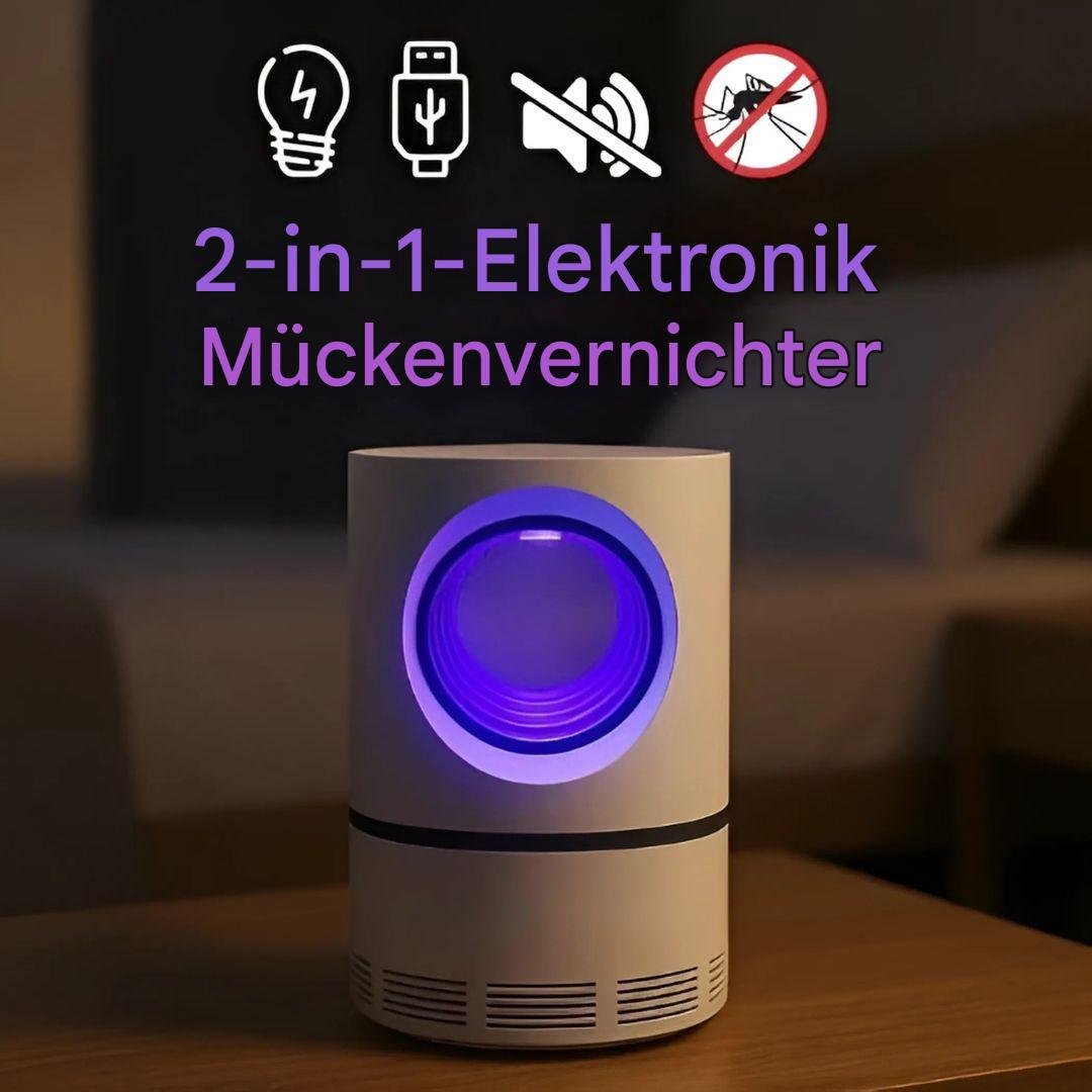 UV Insektenfalle Mücken leise giftfrei Ventilator elektrisch Moskito Falle – Bild 5
