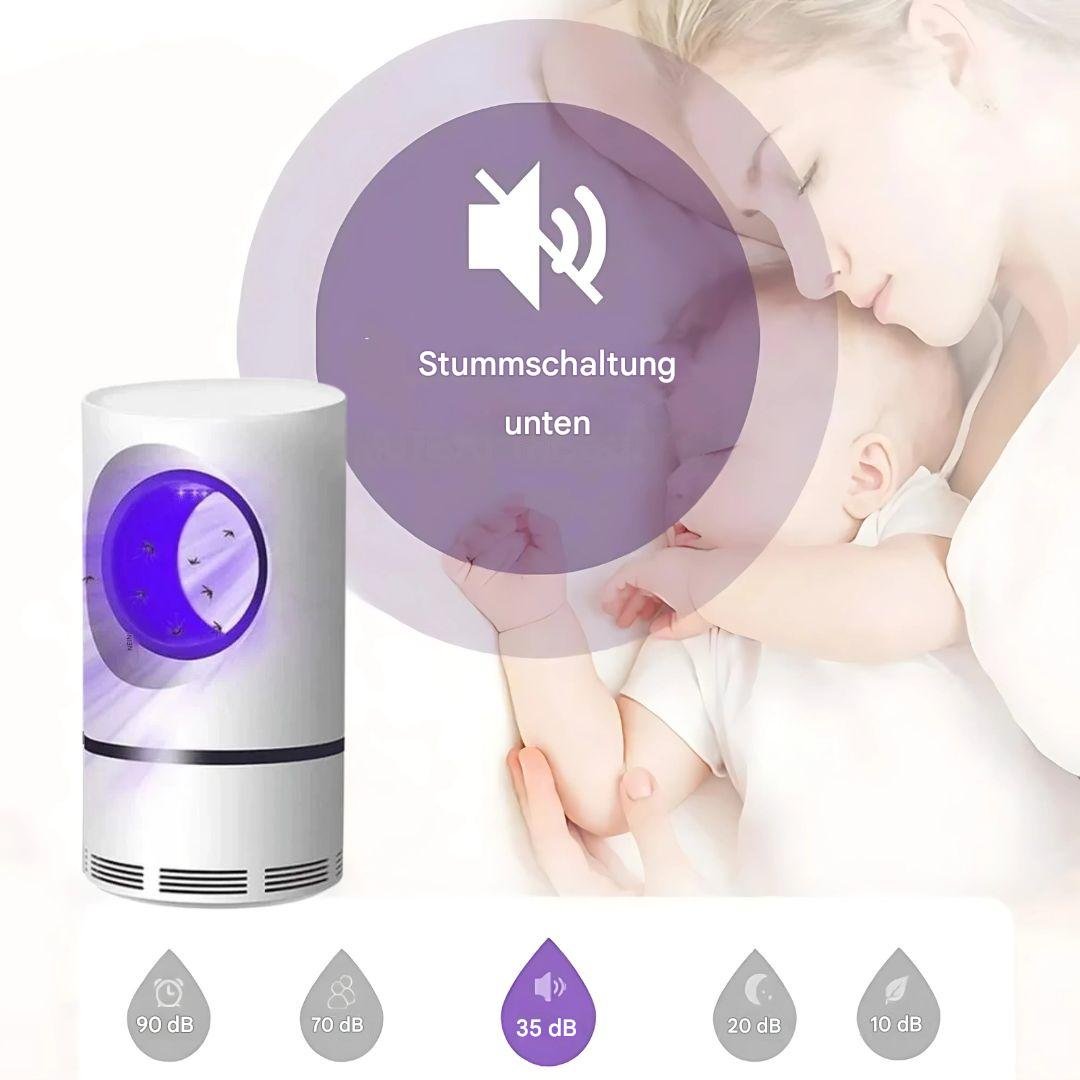 UV Insektenfalle Mücken leise giftfrei Ventilator elektrisch Moskito Falle – Bild 6