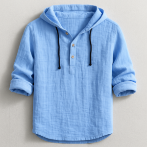 Herren Hoodie Langarm Abgerundeter Saum Stilvoll Freizeit