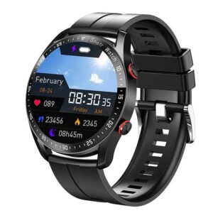 Schwarzes Silikonarmband