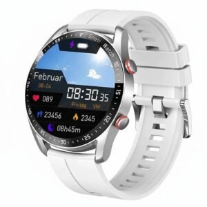 Silbernes Silikonarmband