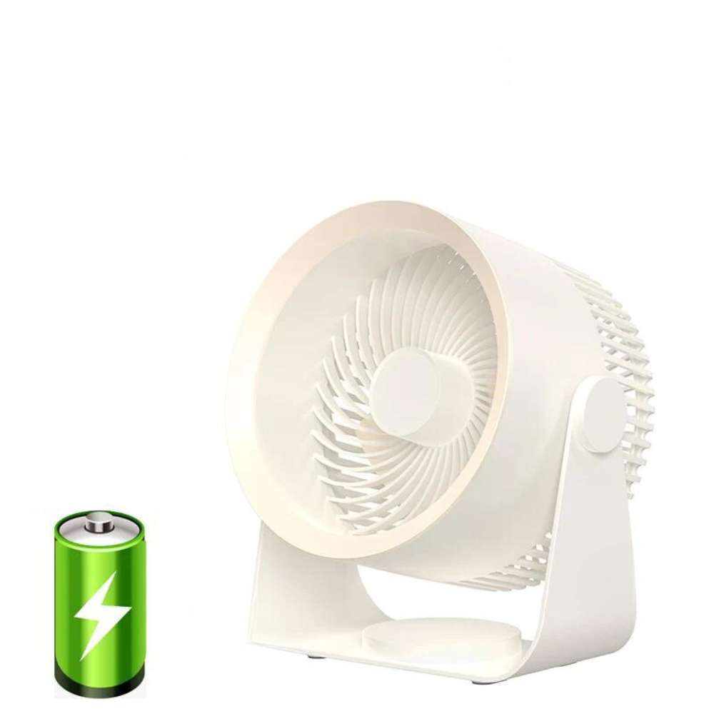 USB Tischventilator tragbar – Neigbar für Büro & Schlafzimmer – Bild 3