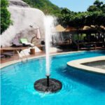Ökologisches Wasserspiel für Teiche – Solarbetrieben & Kabellos