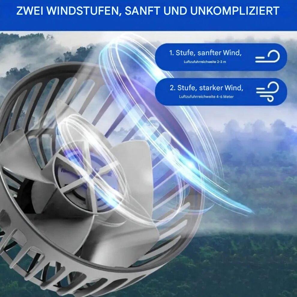 USB Klappventilator 3 Köpfe für Auto & Tisch – Bild 6