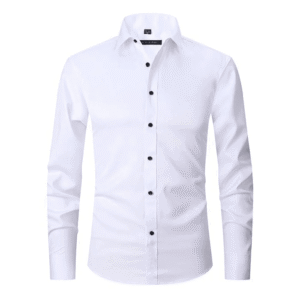 Herren Herbsthemd Stretch Stoff Atmungsaktiv Knitterarm Alltag