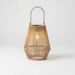 Camp Basel | Laternova Solar-Gartenlaterne Mit Flechtwerk-Design