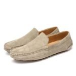 Kunstleder Slipper Herren Stilvoll Business Freizeit