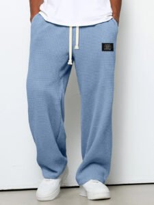 Freizeithose Herren Weites Bein Lockere Passform Komfort