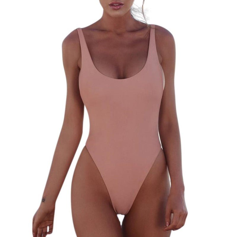 Damen High Waist Badeanzug – Figurschmeichelnd & Elegant – Bild 6