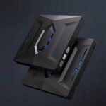 Externes DVD Laufwerk USB C | CD Brenner & Kartenleser Schwarz