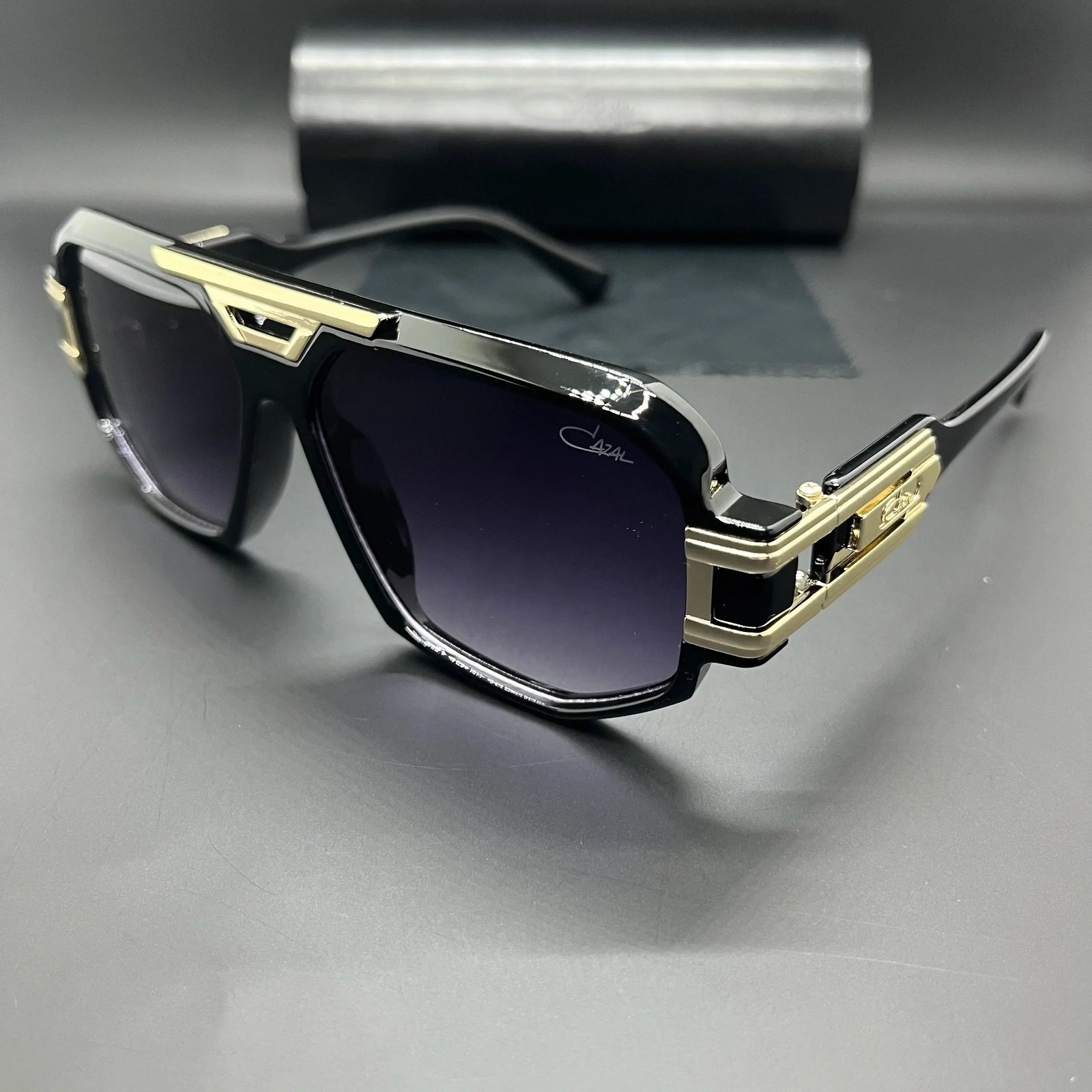 Herren Oversize-Sonnenbrille UV – Vintage