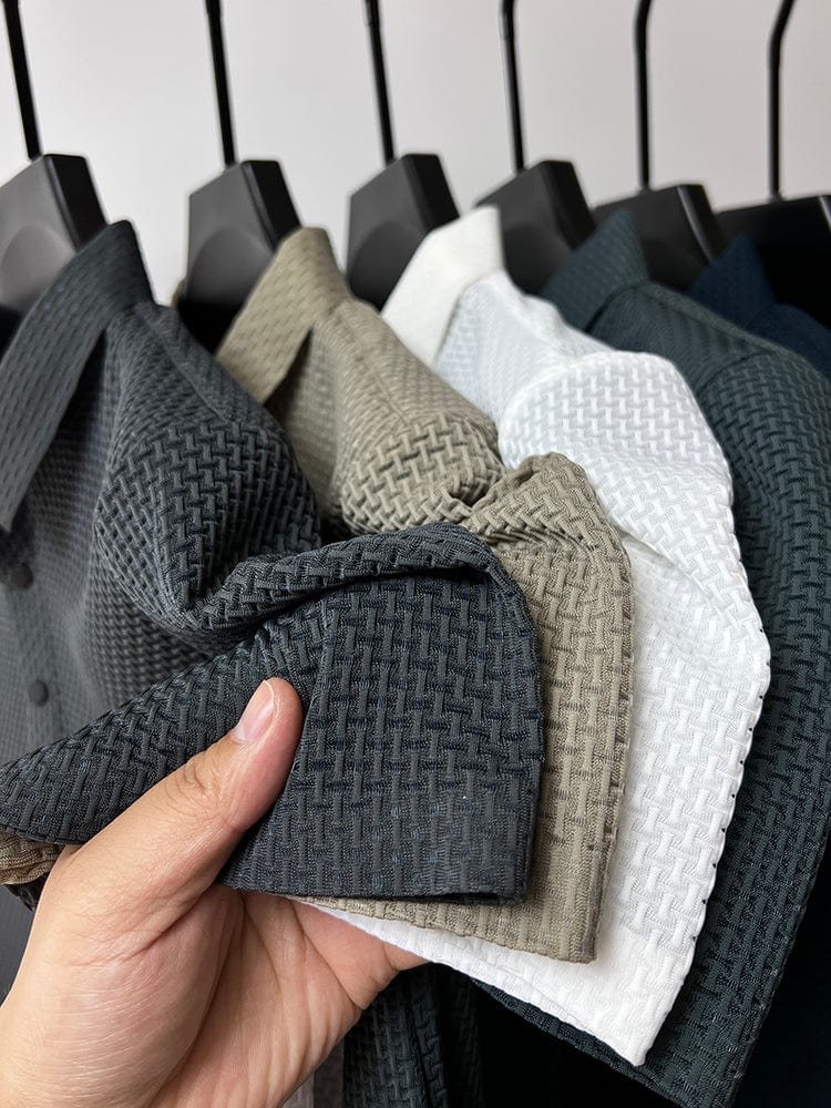Männer Poloshirt Leicht Mesh Kühlend Freizeit – Bild 7