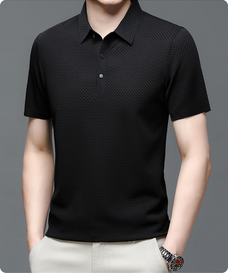 Männer Poloshirt Leicht Mesh Kühlend Freizeit – Bild 9