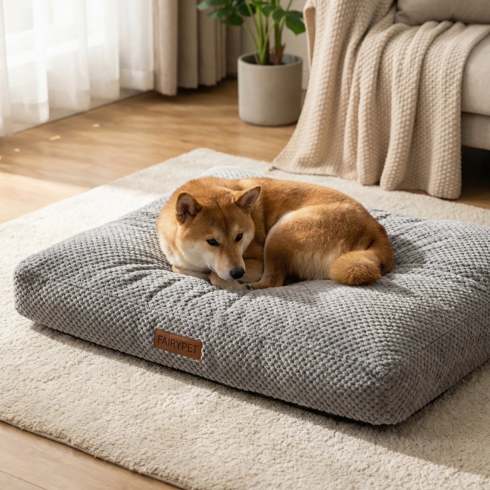Orthopädische Hundematte Schaumstoff | Waschbar & Rutschfest – Bild 5