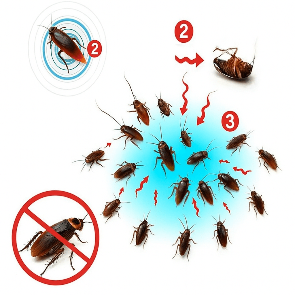 Kakerlaken Gel Gift Insektizid Köder Effektiv Bekämpfung – Bild 4