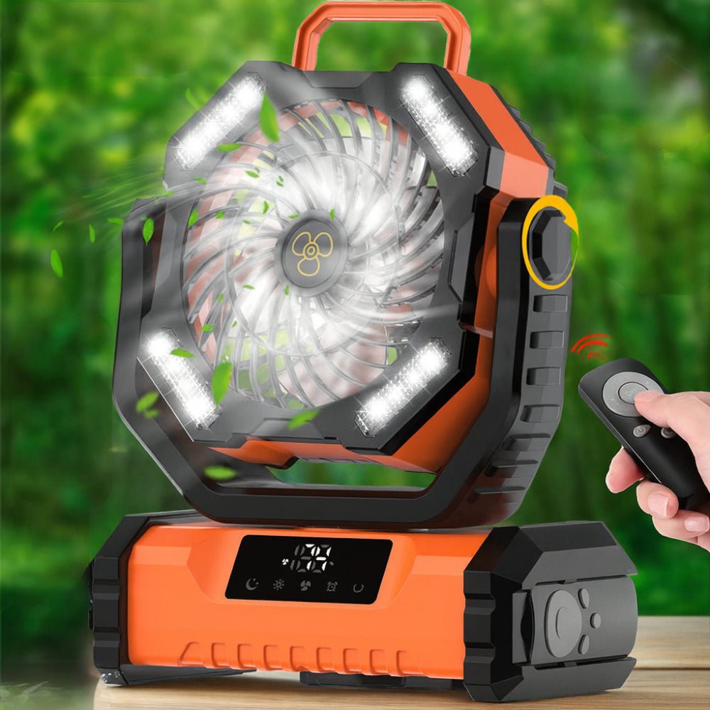 Kabelloser Ventilator 20000mAh | Oszillierend Outdoor & Camping