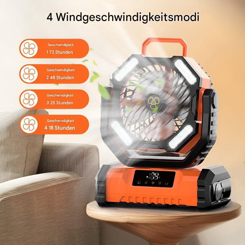 Kabelloser Ventilator 20000mAh | Oszillierend Outdoor & Camping – Bild 10