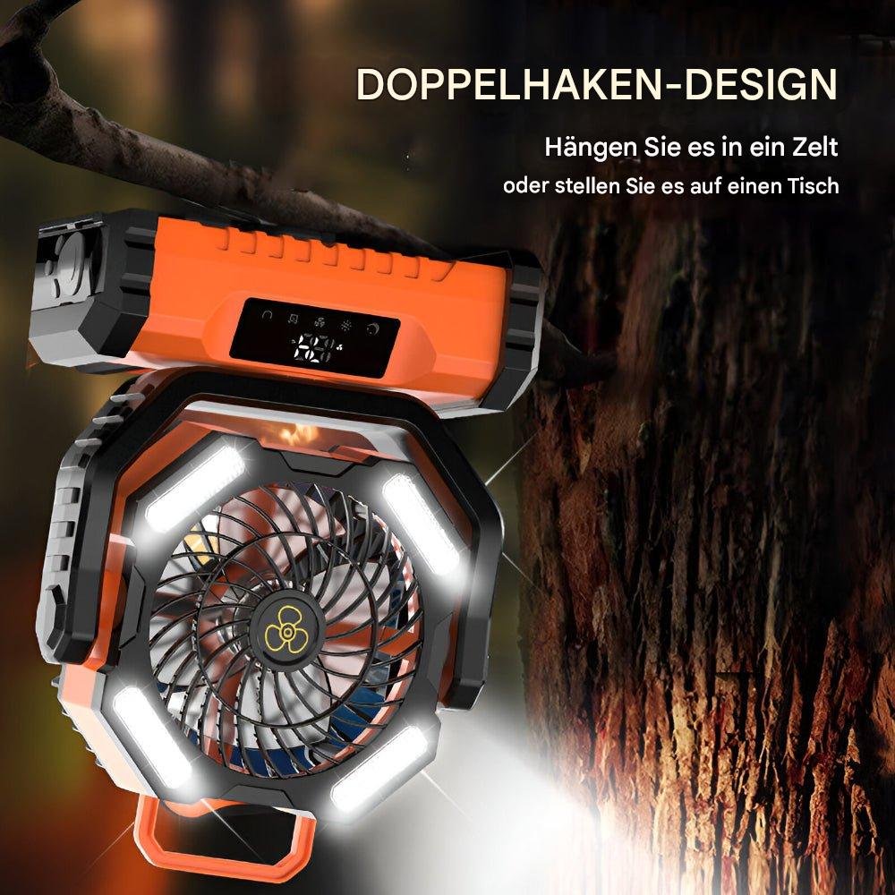 Kabelloser Ventilator 20000mAh | Oszillierend Outdoor & Camping – Bild 8