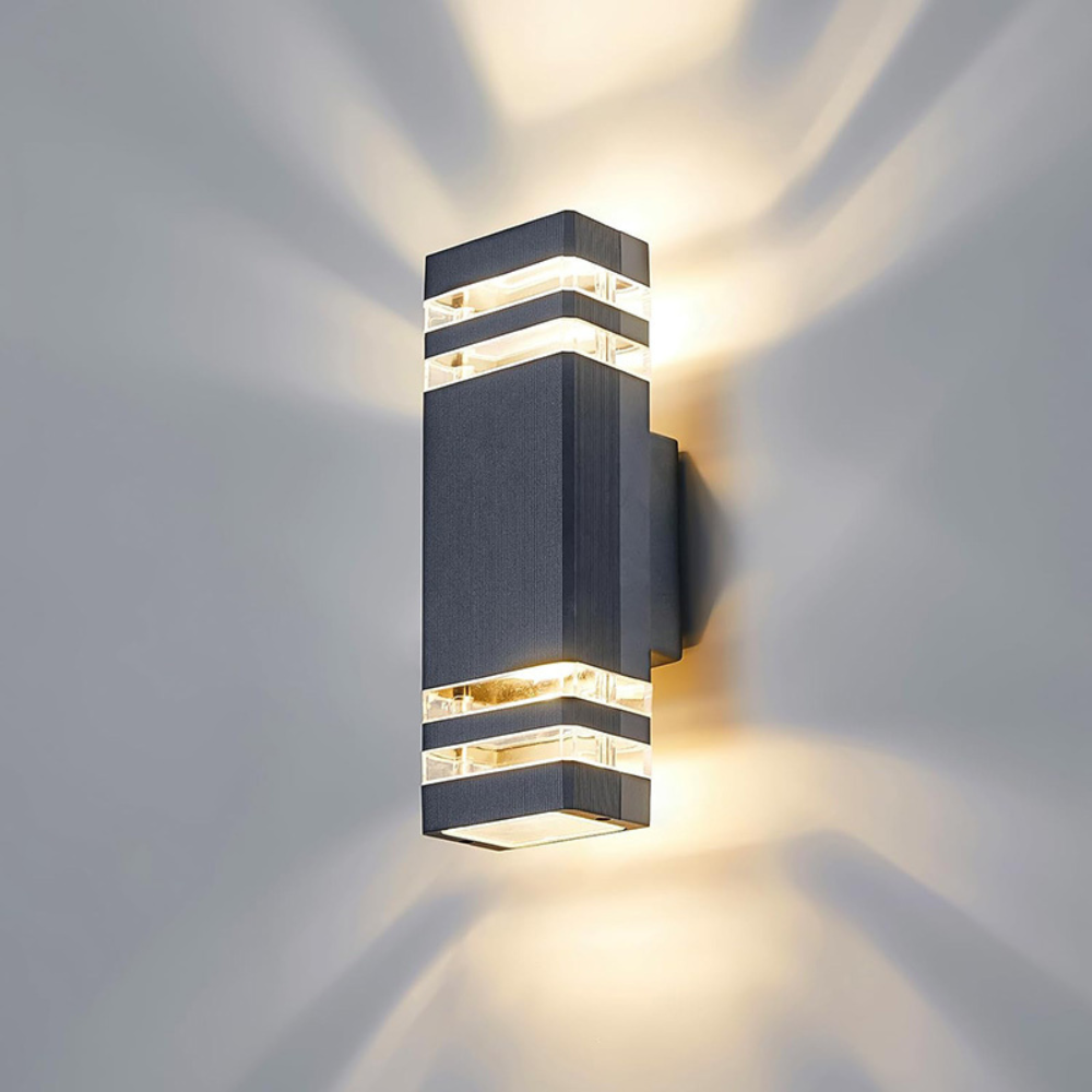 Wandlampe Außenbereich Up Down LED IP65 für Garten & Terrasse – Bild 9