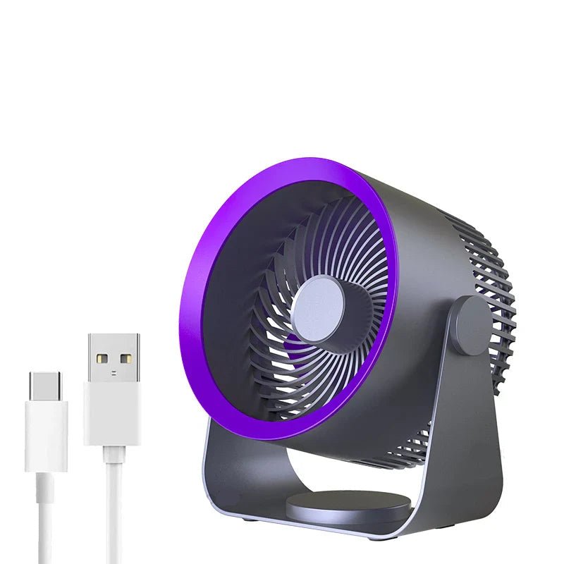 USB Tischventilator tragbar – Neigbar für Büro & Schlafzimmer – Bild 10