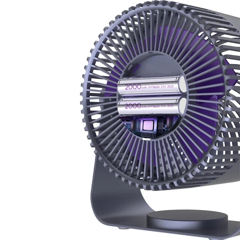 USB Tischventilator tragbar – Neigbar für Büro & Schlafzimmer – Bild 8