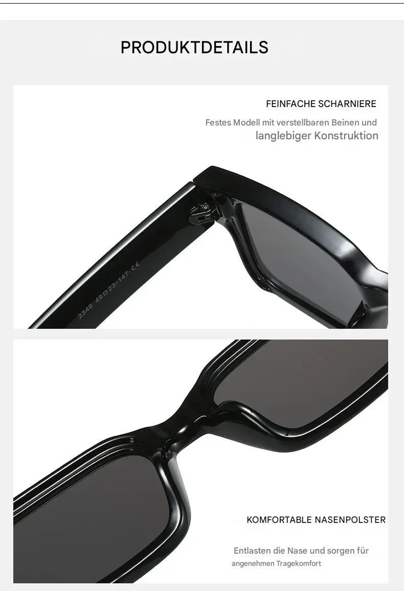 Retro Sonnenbrille Luxora Voller Sonnenschutz Modisch – Bild 4