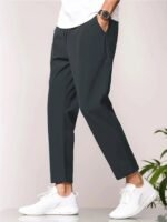 Freizeithose Herren – Schmaler Schnitt, Elastikbund