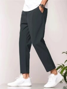 Freizeithose Herren – Schmaler Schnitt, Elastikbund