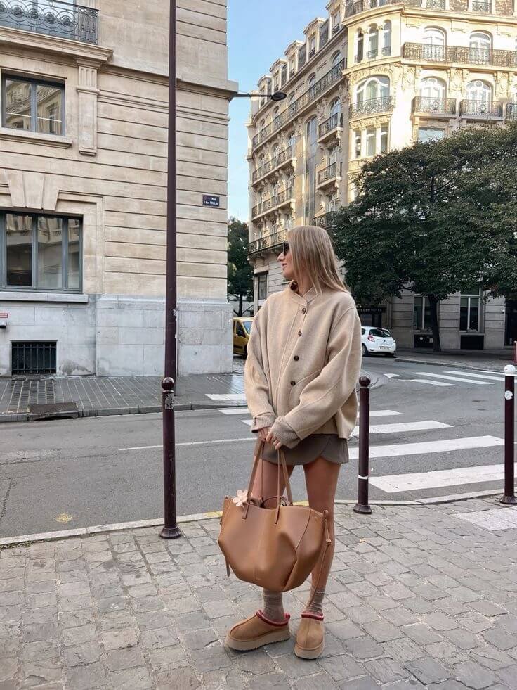 Stylische Ledertasche Großes Volumen Komfort Elegant – Bild 10