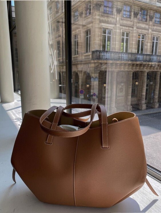Stylische Ledertasche Großes Volumen Komfort Elegant – Bild 7