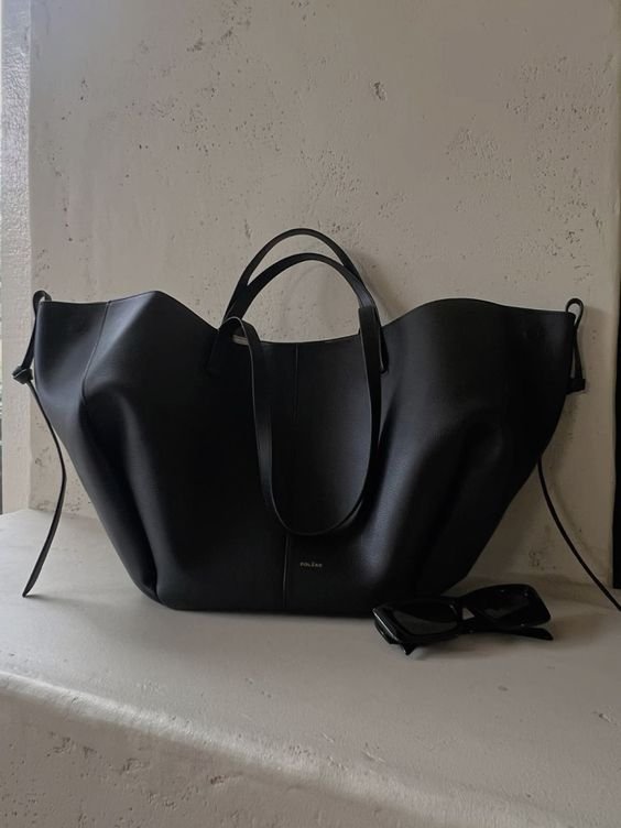 Stylische Ledertasche Großes Volumen Komfort Elegant – Bild 3