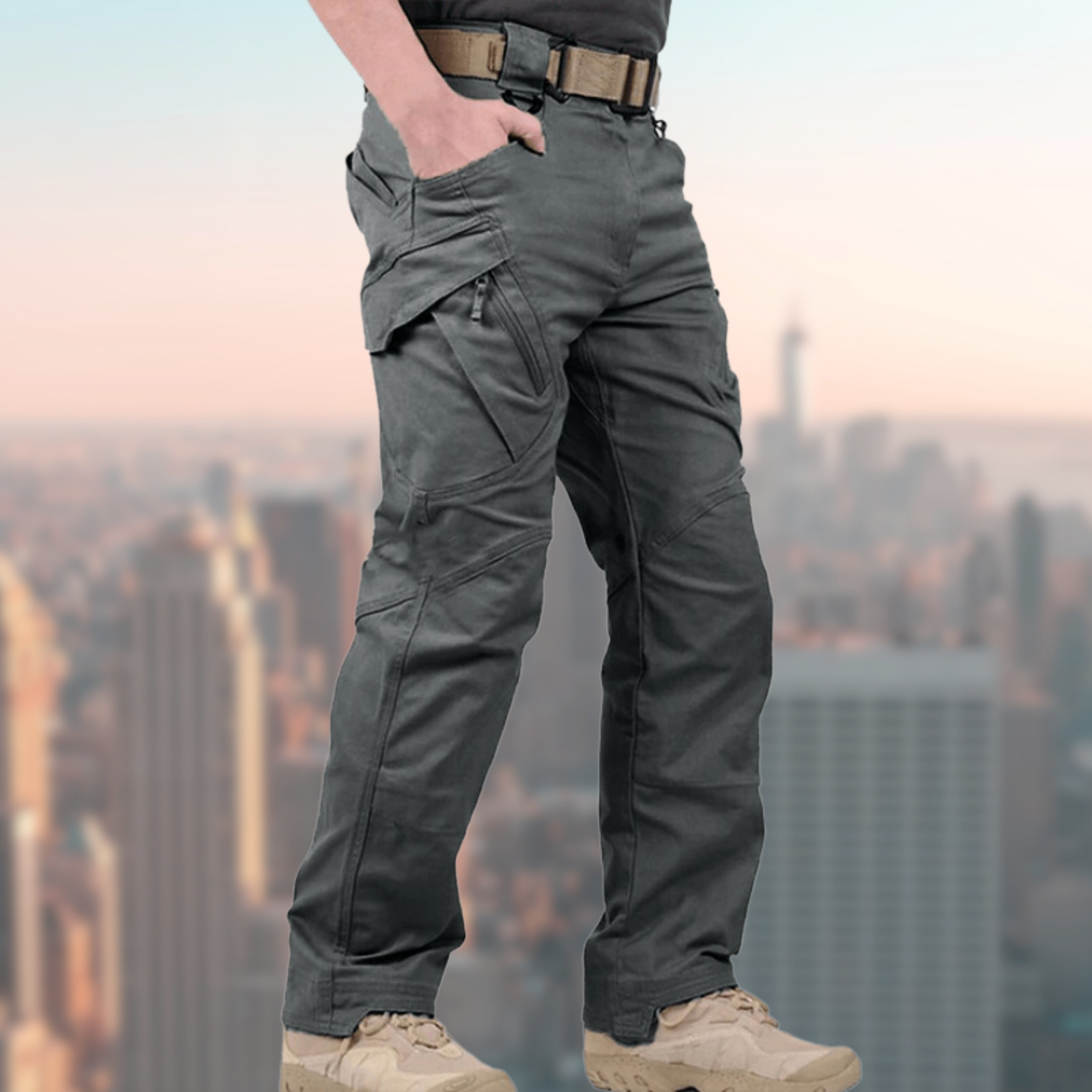 Männer Cargohose Gerades Bein | Funktional für Freizeit & Arbeit – Bild 4