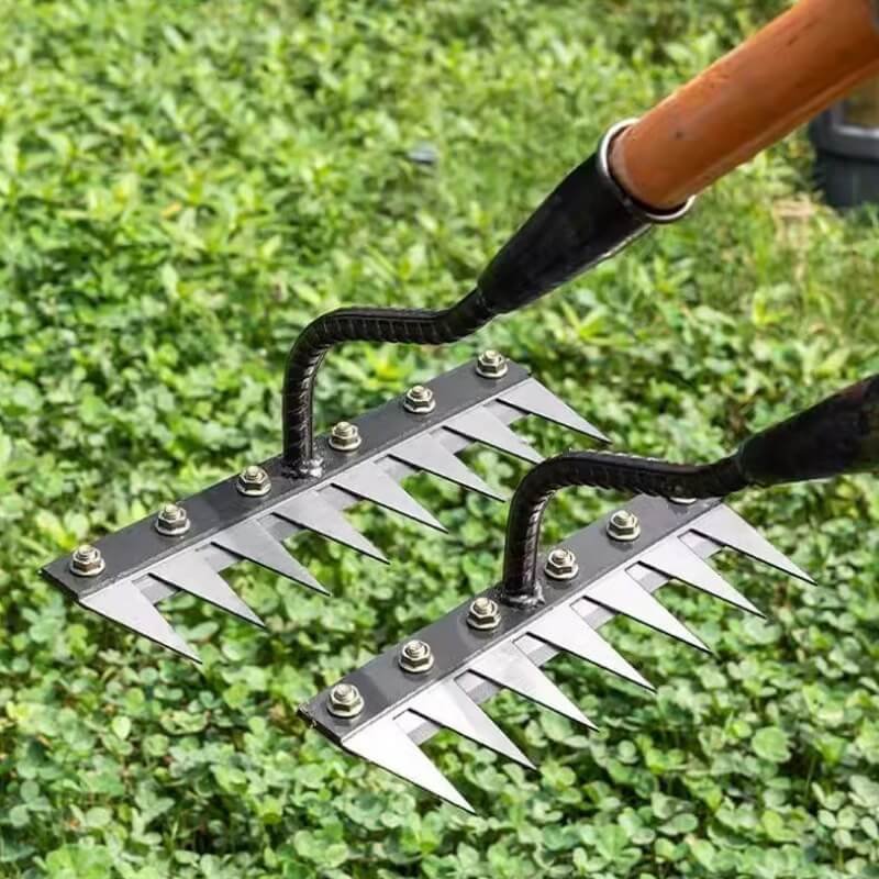 Luxora Versatile Handle Rakes For Lawn with Custom Heads