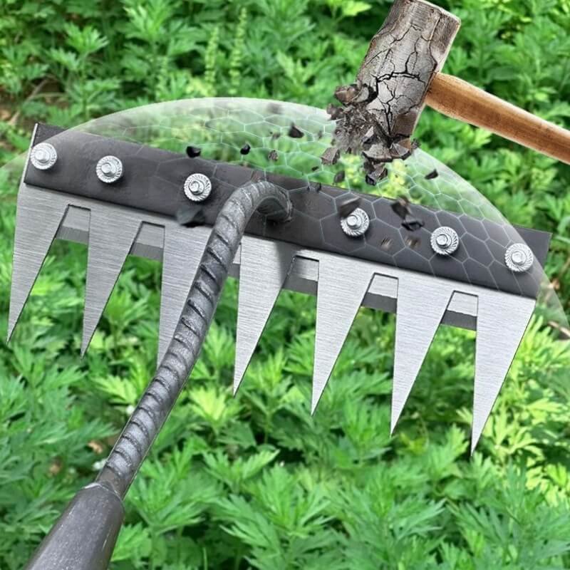 Luxora Versatile Handle Rakes For Lawn with Custom Heads
