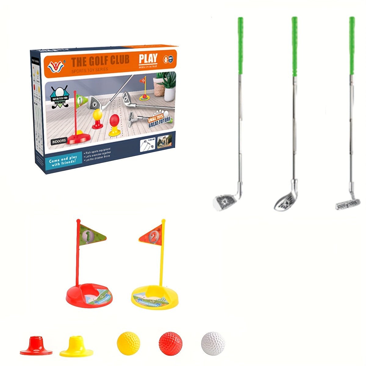 Kinder Golf Set – Verstellbare Schläger – Bild 7