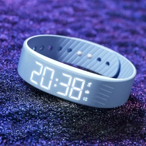 Digitale LED Uhr Armband Vibrationsalarm Schrittzähler Wasserdicht