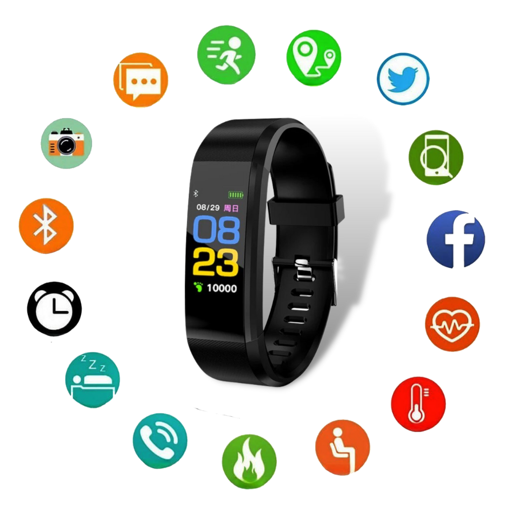Seniorenuhr mit Pulsmesser – Blutdruck & Aktivitätstracker – Bild 12