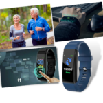 Seniorenuhr mit Pulsmesser – Blutdruck & Aktivitätstracker