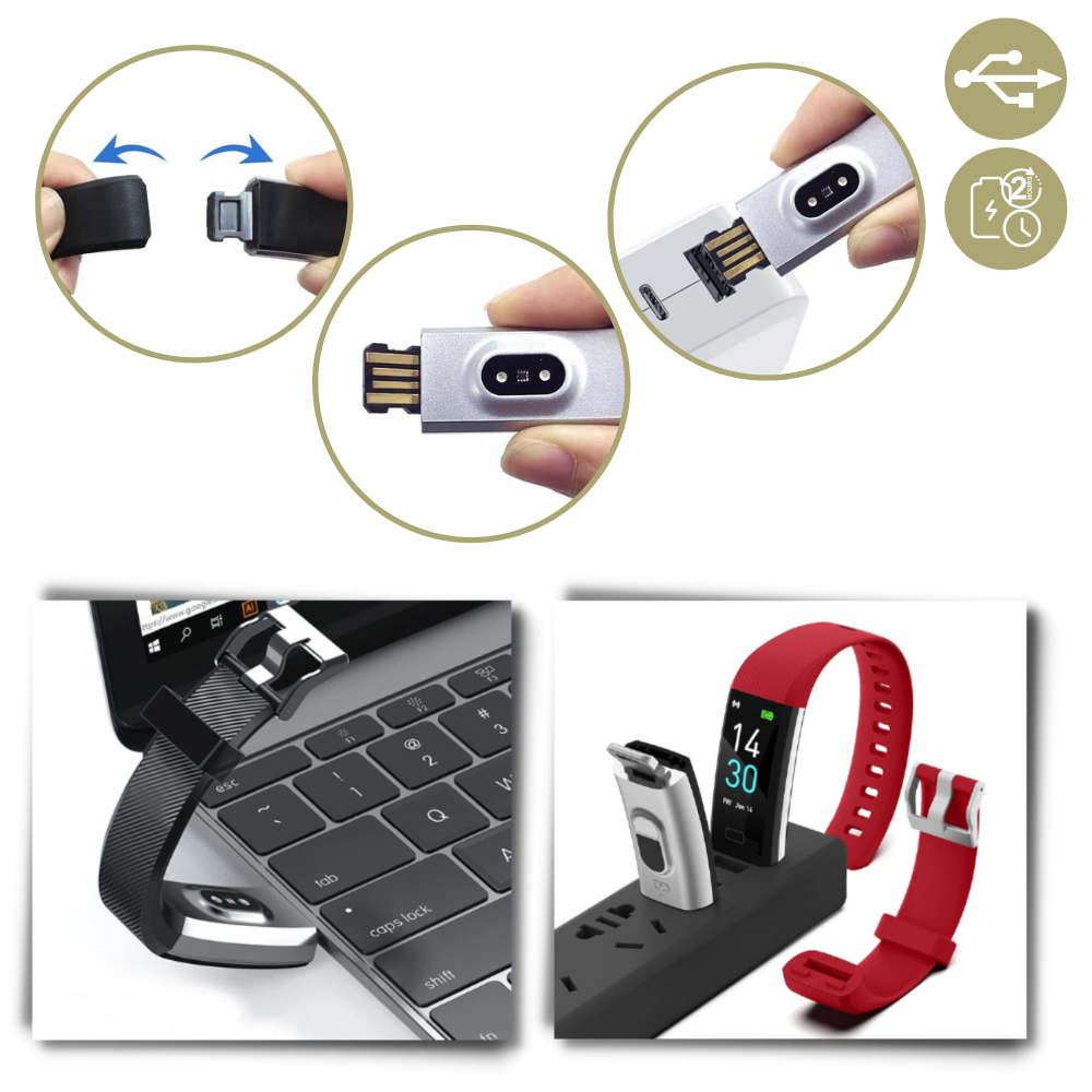 Seniorenuhr mit Pulsmesser – Blutdruck & Aktivitätstracker – Bild 10