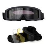 Royaleva Anti-Fog and Fit Over Glasses Motorcycle Goggles