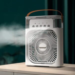Mobiler Raumkühler mit Vernebler & Timer – Leiser Ventilator für Zuhause