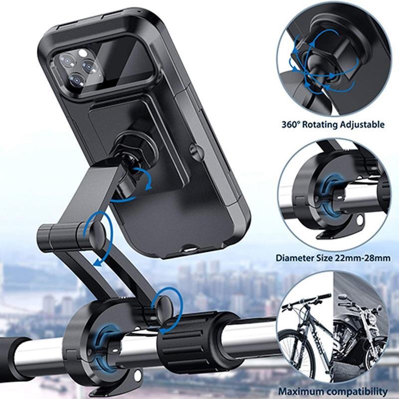 Induktive Handyhalterung für Fahrrad & Motorrad wasserdicht – Bild 8