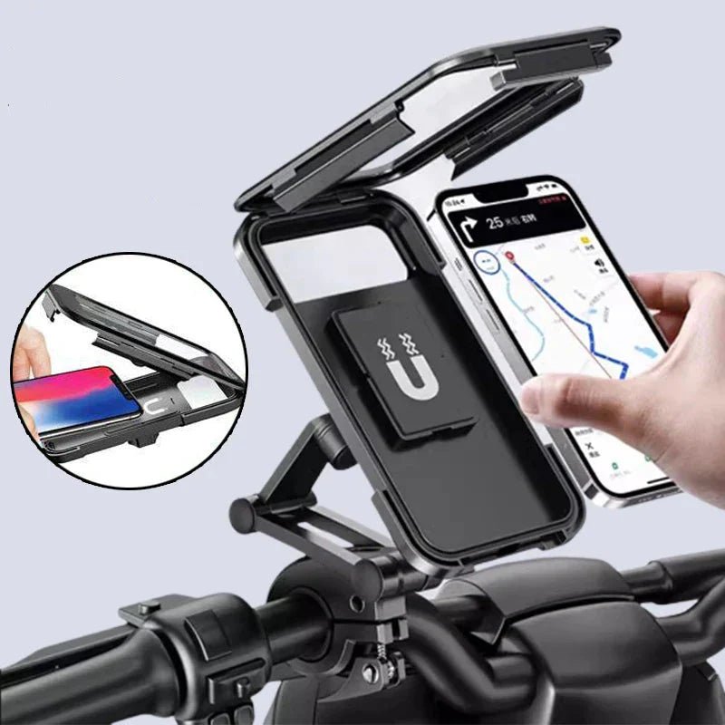 Induktive Handyhalterung für Fahrrad & Motorrad wasserdicht – Bild 15