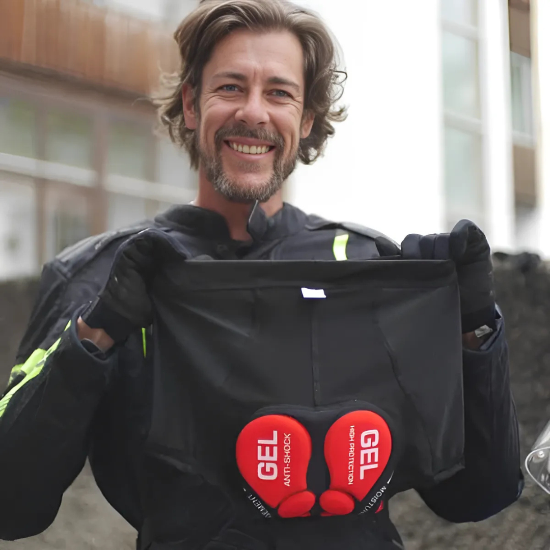 Herren Fahrradhose mit Sitzpolster – Optimaler Komfort beim Radfahren – Bild 3