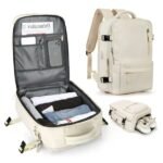 Damen Reiserucksack 35L Wasserdicht mit Laptopfach und USB
