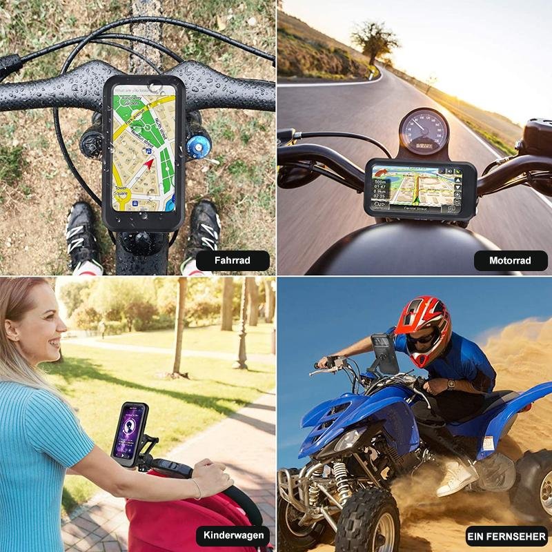 Induktive Handyhalterung für Fahrrad & Motorrad wasserdicht – Bild 9