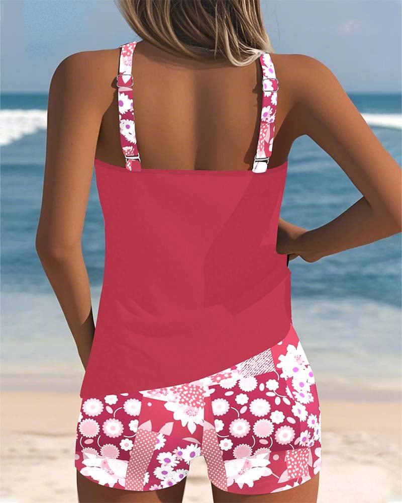Damen Badeshorts Tanktop Set Schnelltrocknend Strand Pool – Bild 10