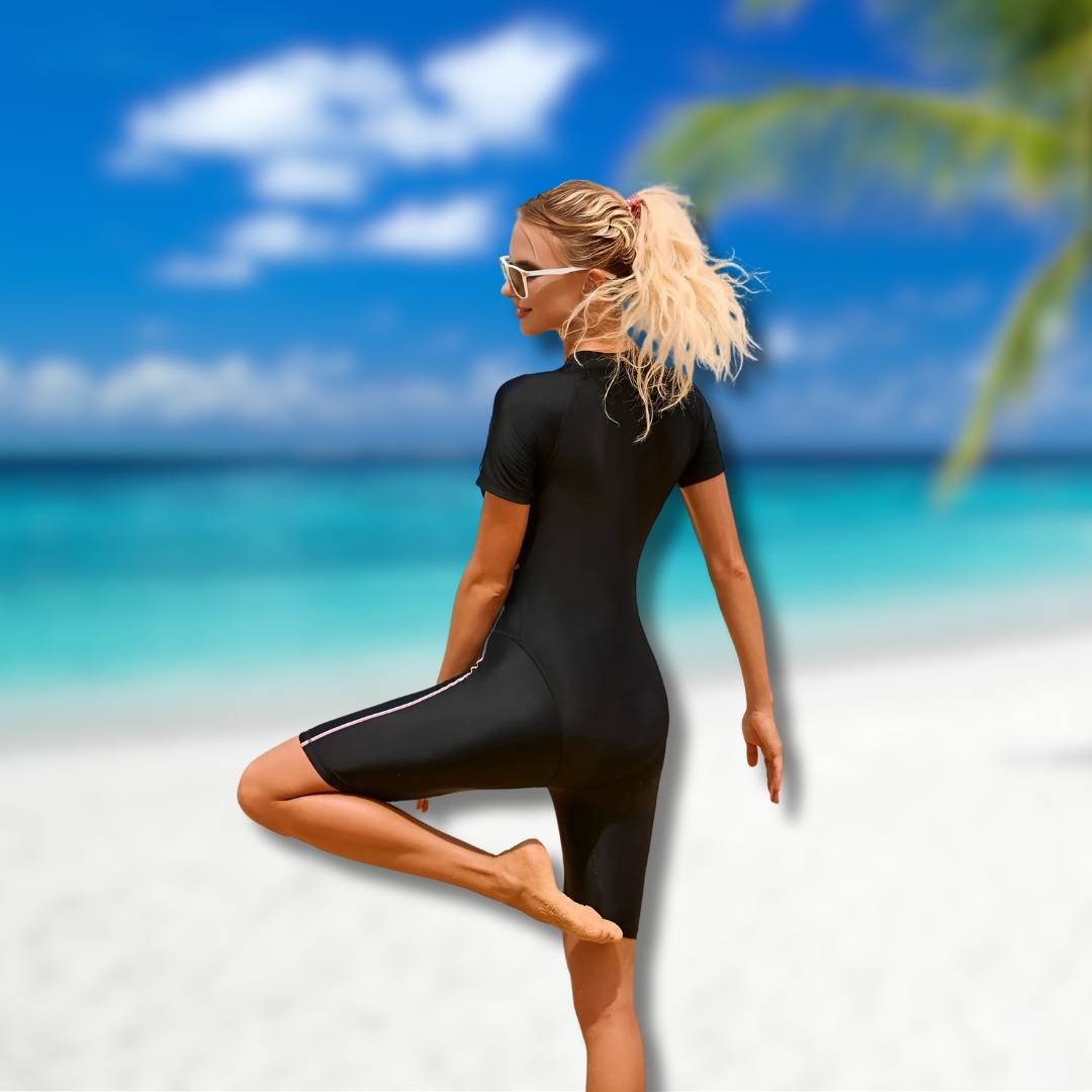 Neoprenanzug Damen Kurzarm UV-Schutz für Wassersport – Bild 4