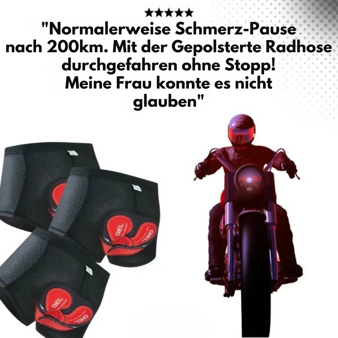 Herren Fahrradhose mit Sitzpolster – Optimaler Komfort beim Radfahren – Bild 4